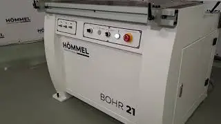 Сверлильно присадочный станок HOMMEL BOHR 21 - Демонстрация работы станка