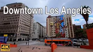 Downtown Los Angeles Walking Tour | California | Pershing Square | S. Broadway Blvd