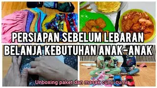 Belanja persiapan sebelum lebaran 2026. #unboxing #masak cumi-cumi #belanja 