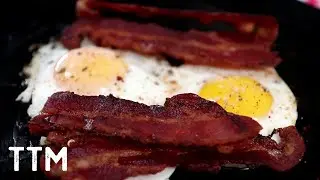 How to make Baked Bacon and Eggs ~ Easy Cooking