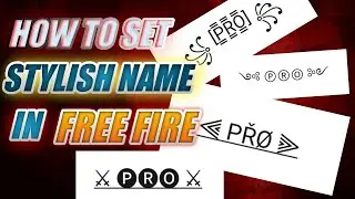 Free Fire Stylish Name Font Like Ankush | How To Change Free Fire Name To style Font
