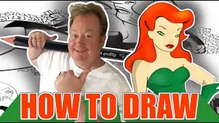 How to Draw Poison Ivy | Batman the animated series