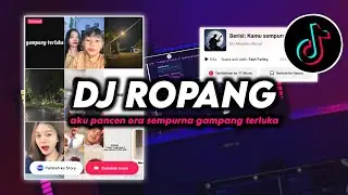 DJ Aku Pancen Ora Sempurna Gampang Terluka - Ropang Remix Viral TikTok Terbaru 2026 Full Bass