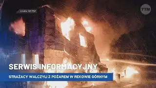 Strażacy walczyli z pożarem w Rekowie Górnym