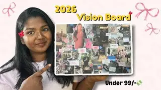 2026 Vision Board Under ₹99 😍 in Tamil for Beginners | Blushbyblessy | Tamil | Try This at Home🏠❤️