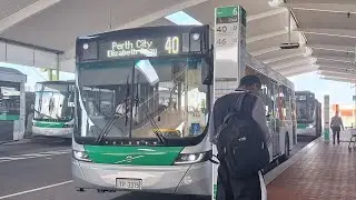 [Ex-48] Transperth Bus Route No. 40 (TP3375) Morley Bus Station to Elizabeth Quay Bus Station