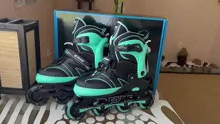 2PM SPORTS Kids Adjustable Inline Skates with Full Light Up Wheels: Youth Skates