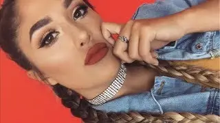 Full Face DRUGSTORE/AFFORDABLE Makeup Tutorial | Red Orange Lip Summer Look