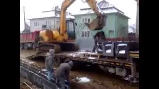 montare rigole de pe trailer