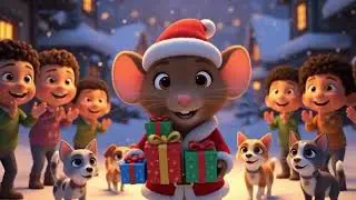 Cozy Christmas Moments: Santa Mouse Dance ❄️🧀