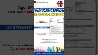 UK Study Visa Approved | Bio robotics M.Sc. | University of Bristol | SEP 24 Intake #shorts
