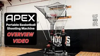 Overview of the APEX Portable Basketball Shooting Machine by PowerArc Sports