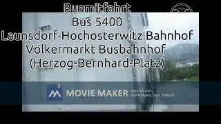 Busmitfahrt Bus 5400 Launsdorf-Hochosterwitz - V&ouml;lkermarkt Busbahnhof (Herzog-Bernhard-Platz)
