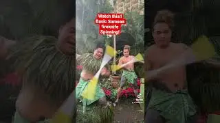 Samoan Fire knife basics