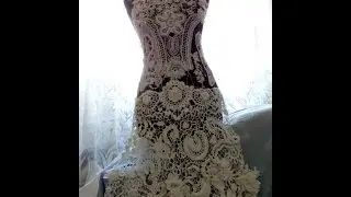 Wedding dress. Irish Lace . Veduta Irish Lace