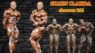 SHAUN CLARIDA CHOOSES 212 #212olympia #bodybuilding #ifbb