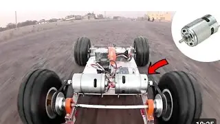 How To Make High Speed Remote Control Car Using 775 Motor ।।4X4 Monster Car