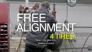 Free Alignment with a Purchase of 4 Tires!