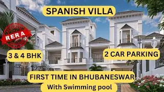 3 BHK HOUSE 4 BHK HOUSE FOR SALE IN BHUBANESWAR :  SPANISH VILLA :BDA & RERA APPROVED