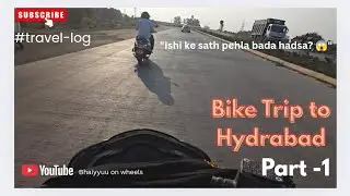 Non-stop Hyderabad Ride on Scooty! Itna bada risk nahi lena chahiye tha 🛑🏍️