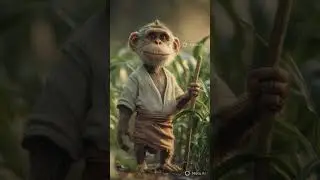 Humanity Is Still Alive ❤️ | Monkey Carries Sick Friend Home 🐒😢#monkeyvideo#HindiShorts#AnimalShort