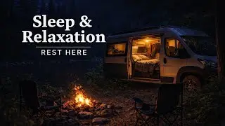 🎵Sleep & Relaxation 🌙 Night Camper Ambience | Rest Here