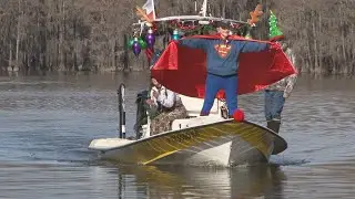 The 2019 Annual Uncertain, Texas Floating Christmas Parade