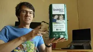 Abena Bambo Dreamy Night Pants 8-15 years for boys, package opening