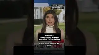 Трамп ОТМЕНЯЕТ все мероприятия на фоне утечки электронной почты Эпштейна