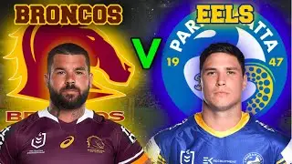 Brisbane Broncos vs Parramatta Eels | NRL Round 24 - 2022 | Live Stream Commentary
