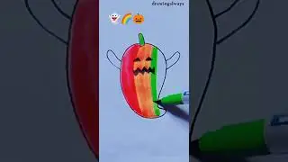 satisfying 👻🌈🎃 #shorts #viral #artwork #colurful #painting #trending #shortsfeed