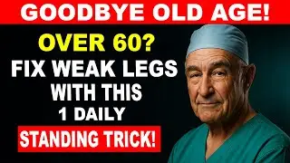 Over 60? 1 Kitchen Counter Trick to Fix Weak Legs & Prevent Falls!