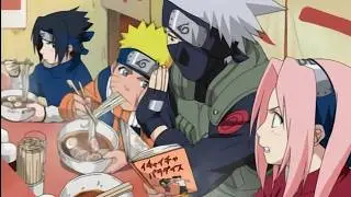 Kakashi eat ramen - Naruto funny moments