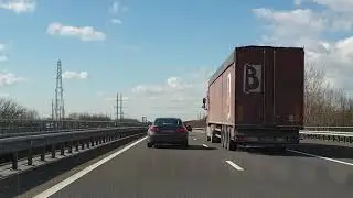 Dashcam Beelden Bergen op Zoom: A58 Knooppunt Zoomland 》Knooppunt Markiezaat 》Knooppunt Stelleplas.