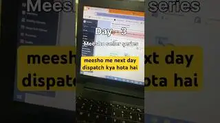 Where is meesho next day delivery? #meeshoseller #meeshotips #shorts