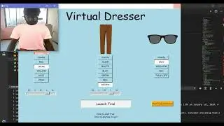 Dress UP using Web Cam in Python Projects