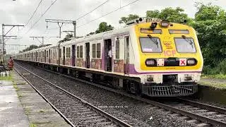 Kasara Local Arrival & Announcement at Thansit  Railway Station 
