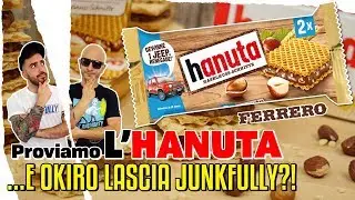 HANUTA: lo SNACK FERRERO tedesco alla NUTELLA!