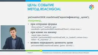 6  Настройка целей Яндекс Метрики