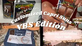 Customized Capri Sun labels. VBC edition