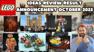 Результаты обзора LEGO Ideas за октябрь 2025 г. &mdash; анонсировано 6 наборов!