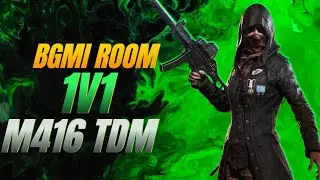 1 V 1 ROOM CHALLENGE🔥 WITH RANDOM PLAYER WITH M416 IN BGMI TDM MAP #bgmi 