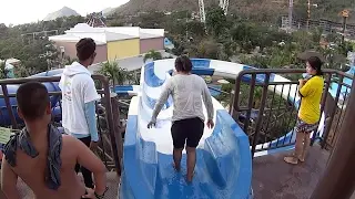White Cyclone Water Slide at Scenical World Khao Yai