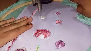 Machine embroidery #viral #video