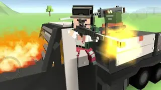 BLOCKAPOLYPSE Zombie Shooter: Android Gameplay with Epic Cars and Only One Gun