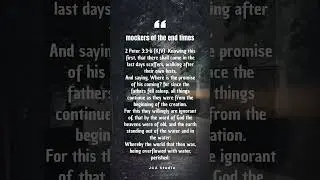 mockers of the end times