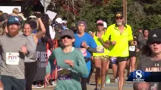 Thousands of runners compete in Monterey Bay Half Marathon