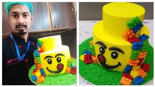 Building blocks cake tutorial / How to make fondant building blocks / building blocks / blocks cakes