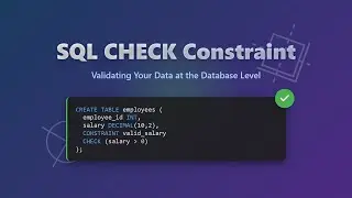 SQL CHECK Constraint: Ensure Data Integrity with Simple Validation Rules 🛡️