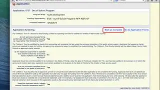 4 How to submit a pre application in WebGrants